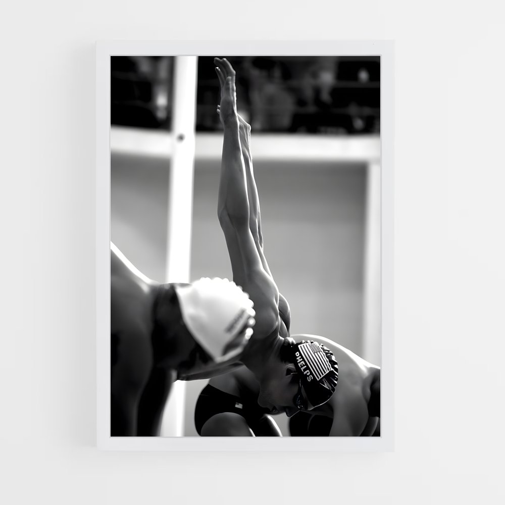 Poster Michael phelps (vue 3)